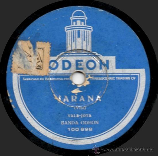 Discos de pizarra: Banda Odeon - La Corrobori / Jarana - Pizarra Odeon 100.699 - Espa&ntilde;a - Foto 2