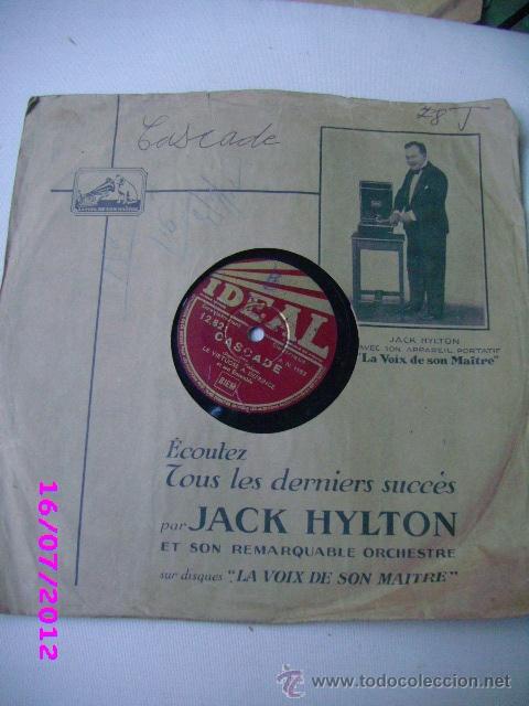 Discos de pizarra: DISCO pizarra 78 - CASCADE - ESPOIRS PERDUS - DISCO IDEAL - Foto 3