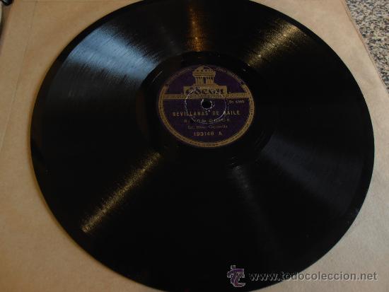 Discos de pizarra: DISCO DE PIZARRA, SEVILLANAS DE BAILE - Foto 1