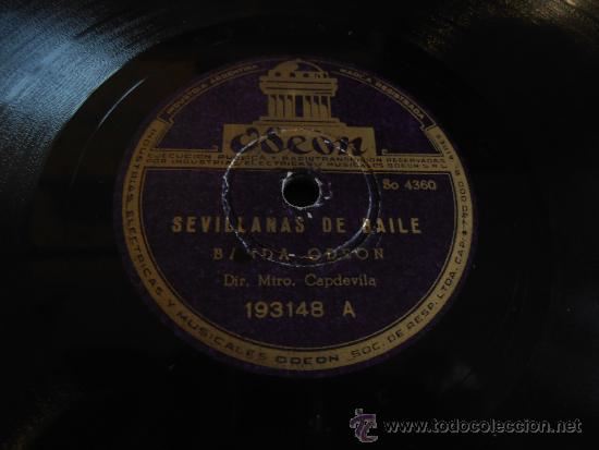 Discos de pizarra: DISCO DE PIZARRA, SEVILLANAS DE BAILE - Foto 2