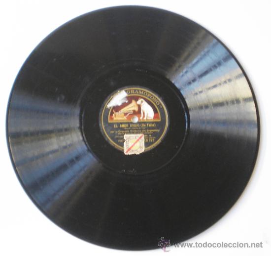 Discos de pizarra: EL AMOR BRUJO / LA VIDA BREVE - ORQUESTA SINF&Oacute;NICA DEL GRAM&Oacute;FONO. - Foto 2