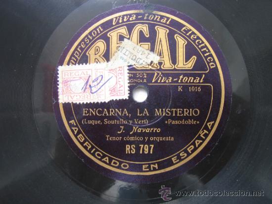 Discos de pizarra: Disco Gramofono. Mazurca y Pasodoble - Foto 4