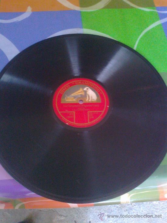 Discos de pizarra: DISCO DE PIZARRA LA VOZ DE SU AMO - Foto 1