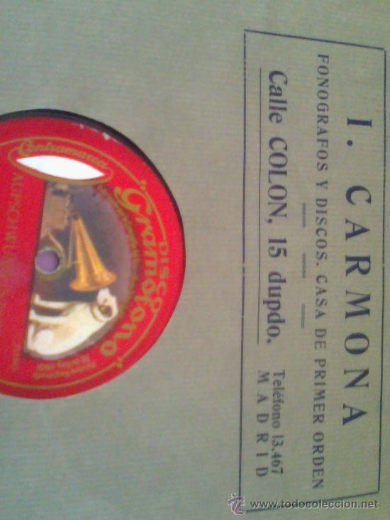 Discos de pizarra: DISCO DE PIZARRA LA VOZ DE SU AMO - Foto 3