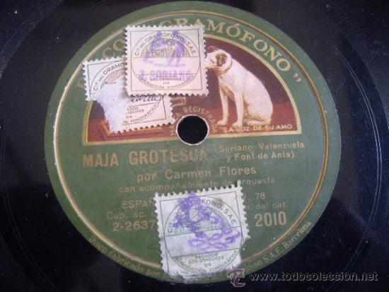 Discos de pizarra: carmen flores--el clasico manton - Foto 1