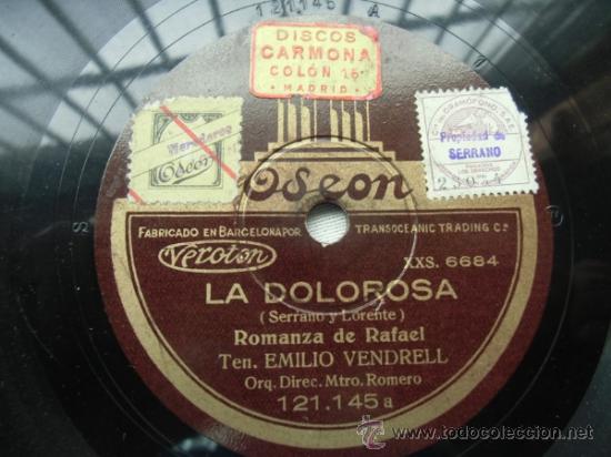 Discos de pizarra: lote de 10 discos de pizarra - Foto 8