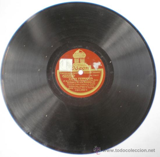 Discos de pizarra: MARCOS REDONDO: LUISA FERNANDA. - Foto 2