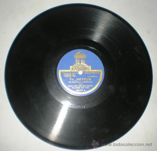 Discos de pizarra: SAM LANIN AND HIS FAMOUS: RAMONA / TO-GETHER. - Foto 2