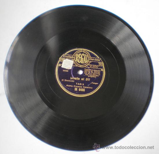 Discos de pizarra: TANIA: TRAICION / &iexcl;JUSTO EL 31!. - Foto 2