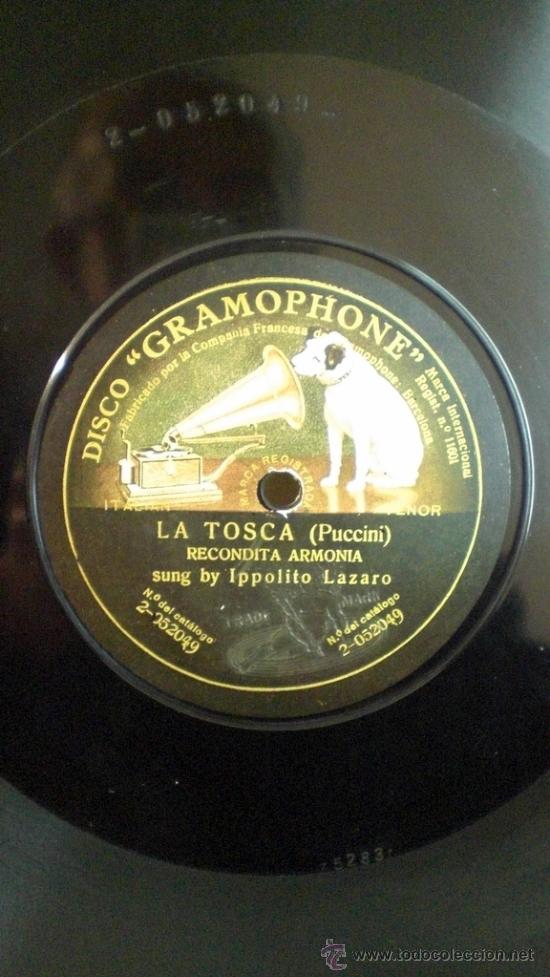 Discos de pizarra: PUCCINI      TOSCA  Y LA BOHEME - Foto 2