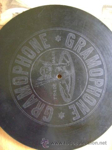 Discos de pizarra: Disco de pizarra Gramophone. La reina mora, Soler. - Foto 4