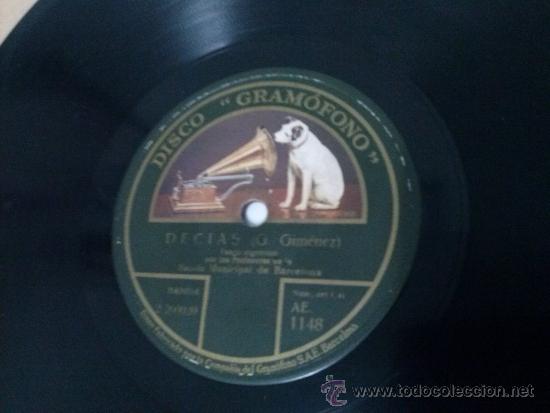 Discos de pizarra: DISCO DE PIZARRA. G.GIMENEZ. DECIAS - Foto 1