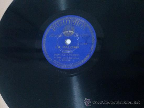 Discos de pizarra: DISCO DE PIZARRA. LA PALOMA - Foto 1