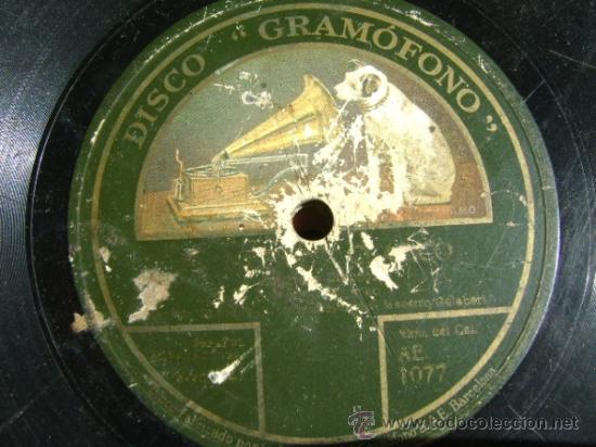 Discos de pizarra: Disco de pizarra HMV AE1077, El m&eacute;todo cl&aacute;sico - Foto 1