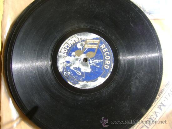 Discos de pizarra: Disco de pizarra Columbia C2285. Saint-Saens + Sansone - Foto 2