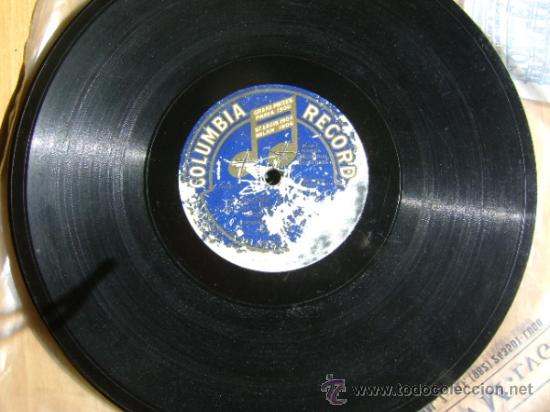 Discos de pizarra: Disco de pizarra Columbia C2285. Saint-Saens + Sansone - Foto 4
