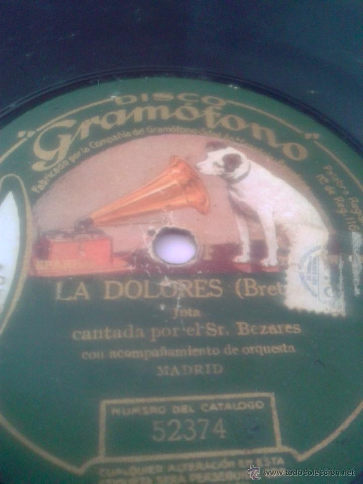 Discos de pizarra: DISCO GRAMOFONO - LA DOLORES - - Foto 1