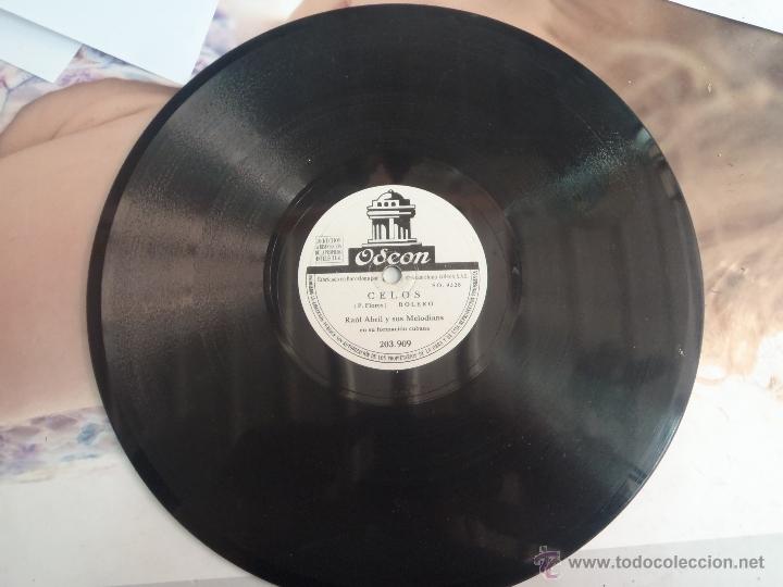 Discos de pizarra: DISCO DE PIZARRA CELOS , SOMBRA DE REBECA RAUL ABRIL - Foto 1