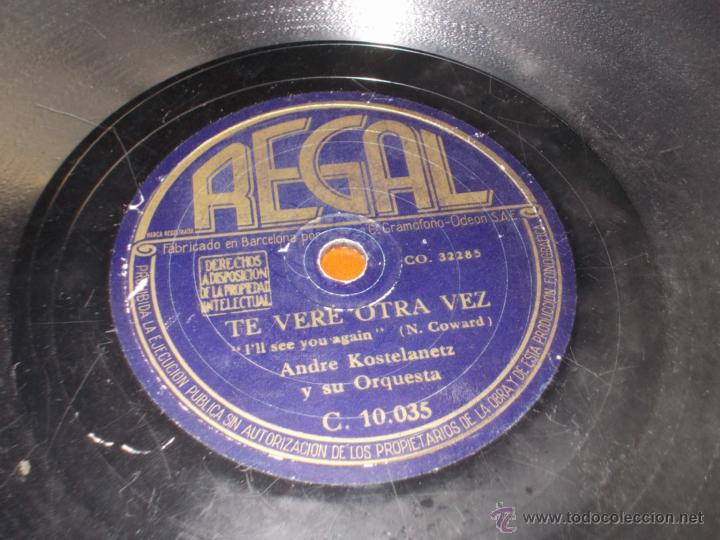Discos de pizarra: Disco odeon Noche y dia - Foto 2