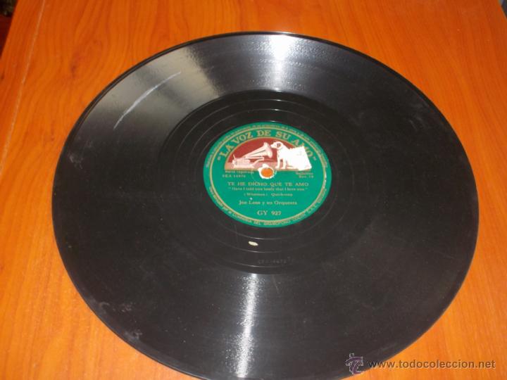 Discos de pizarra: Disco la voz de su amo sentimental y te he dicho que te amo - Foto 2