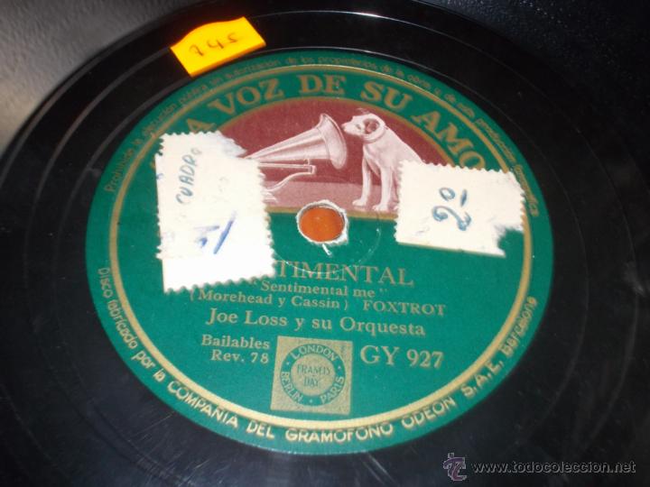 Discos de pizarra: Disco la voz de su amo sentimental y te he dicho que te amo - Foto 3
