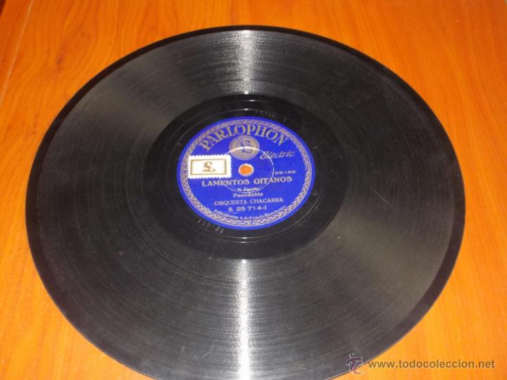 Discos de pizarra: disco parlophon Jota popular y lamentos gitanos - Foto 2