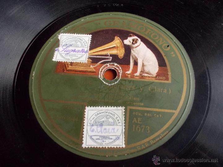 Discos de pizarra: Disco gramofono JOV - JOV (sugra&ntilde;es y Clara) - Foto 1