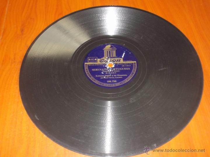 Discos de pizarra: disco odeon Mi loco corazon y serenata portuguesa - Foto 2