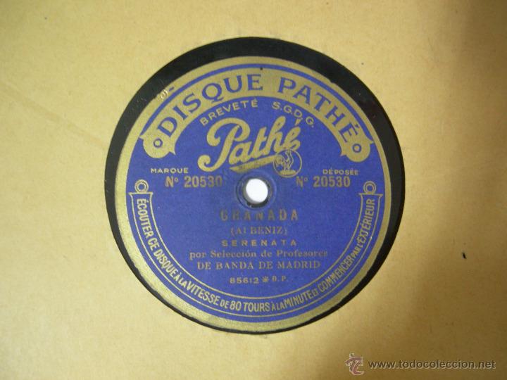 Discos de pizarra: DISCO PIZARRA GRANADA Y DANZAS ESPA&Ntilde;OLAS - ALBENIZ - SERENATA - Foto 1