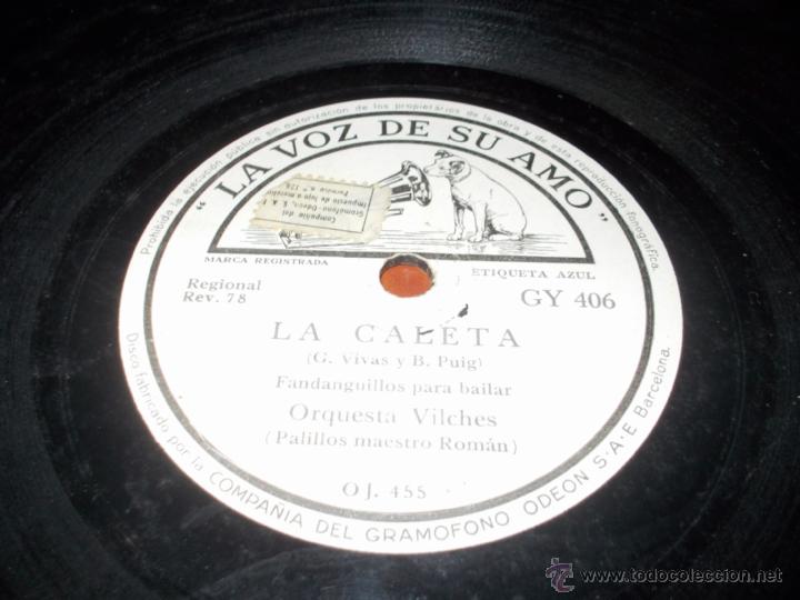 Discos de pizarra: La caleta disco la voz de su amo - Foto 1
