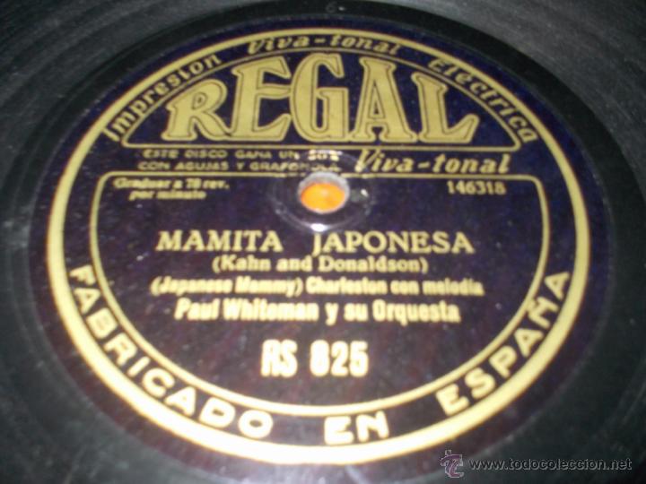 Discos de pizarra: Disco Regal Mamita Japonesa - Foto 3