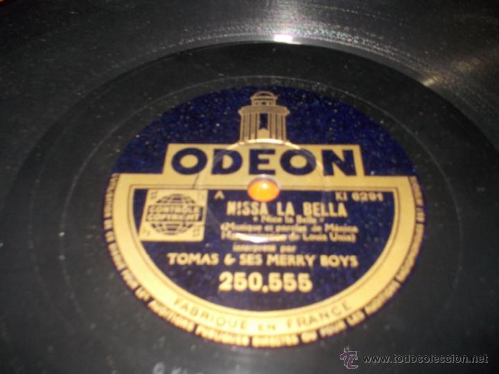 Discos de pizarra: Disco Odeon Nissa la bella - Foto 3