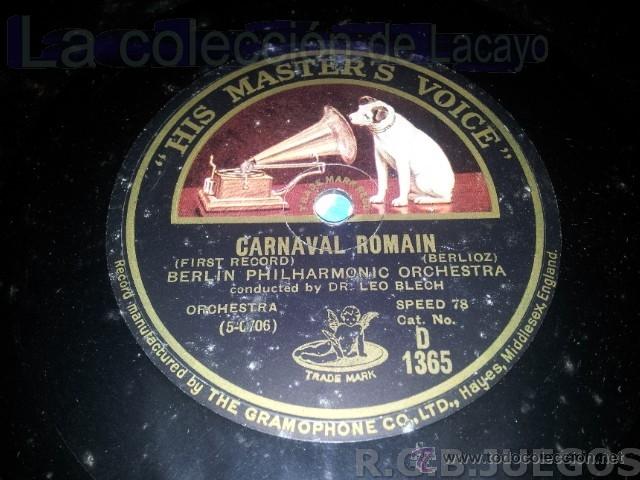 Discos de pizarra: DISCO DE PIZARRA CARNAVAL ROMAIN - Foto 1