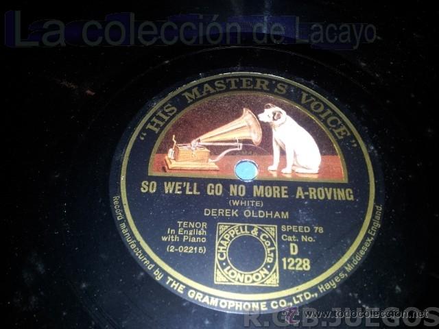 Discos de pizarra: DISCO DE PIZARRA SO WE&acute;LL GO NO MORE A-ROVING - Foto 1