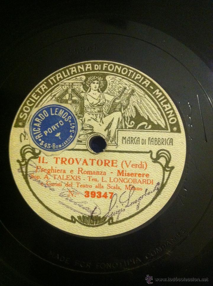Discos de pizarra: Lote de 4 discos de pizarra rotos. - Foto 6