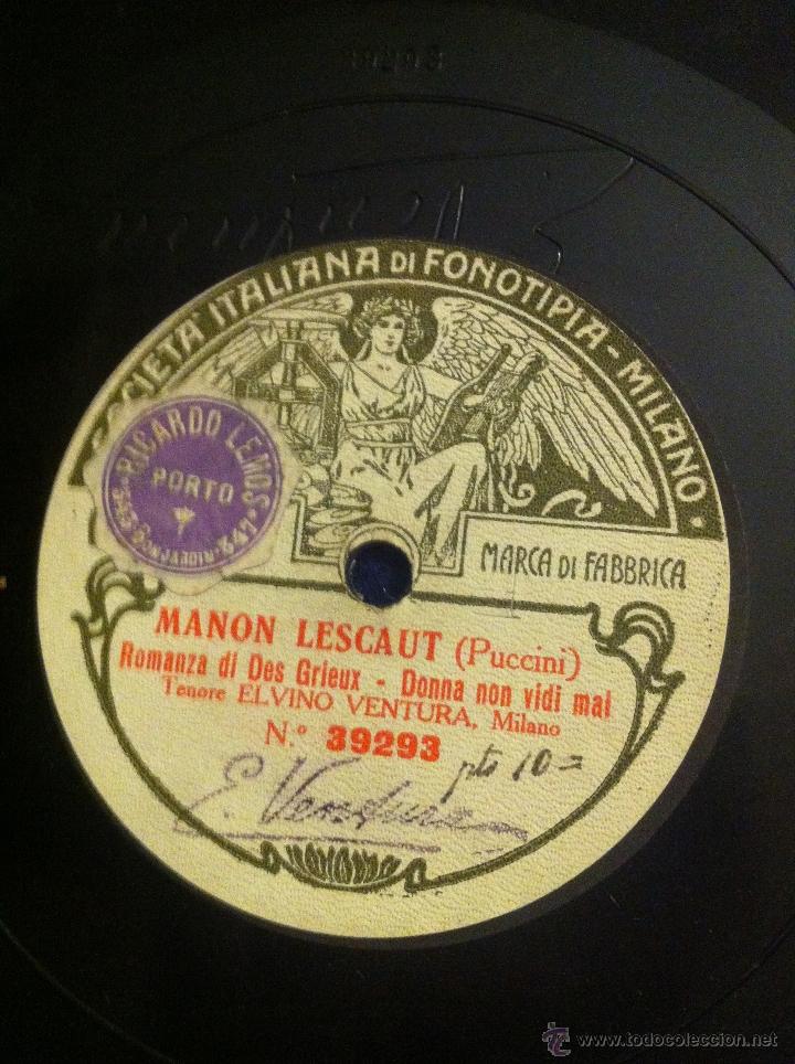 Discos de pizarra: Lote de 4 discos de pizarra rotos. - Foto 7