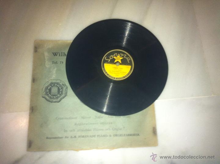 Discos de pizarra: DISCO PIZARRA GRAMOFONO SONORA SHODERHAMN PIANO - Foto 2