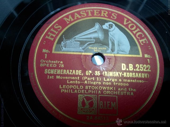 Discos de pizarra: DISCO DE PIZARRA SCHEHERAZADE OBRA COMPLETA 6 DISCOS - Foto 1