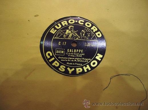Discos de pizarra: DISCO PIZARRA 25cm ORCHESTRA TZIGANE - Foto 3