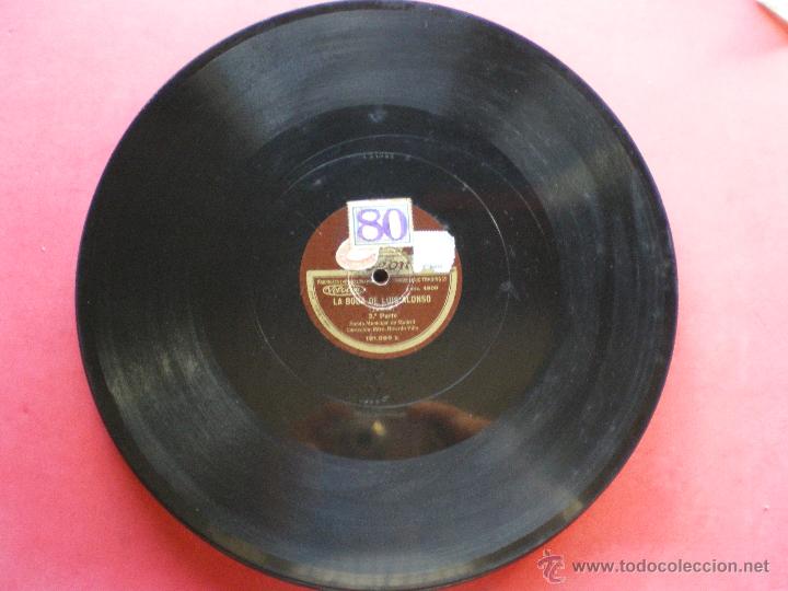 Discos de pizarra: PZARRA / LA BODA DE LUIS ALONSO 30CM 121.029 ODEON pepeto - Foto 1