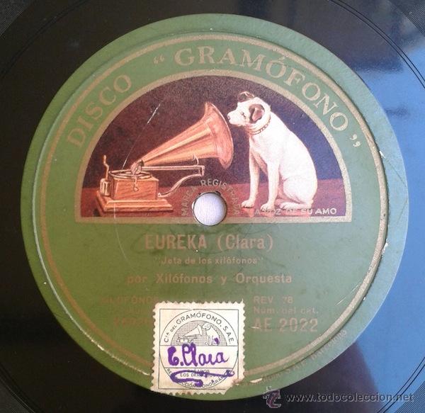 Discos de pizarra: Eureka - Jota del los xilofonos / Schottish - Foto 1