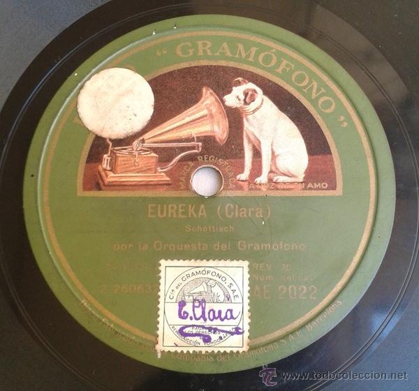 Discos de pizarra: Eureka - Jota del los xilofonos / Schottish - Foto 2