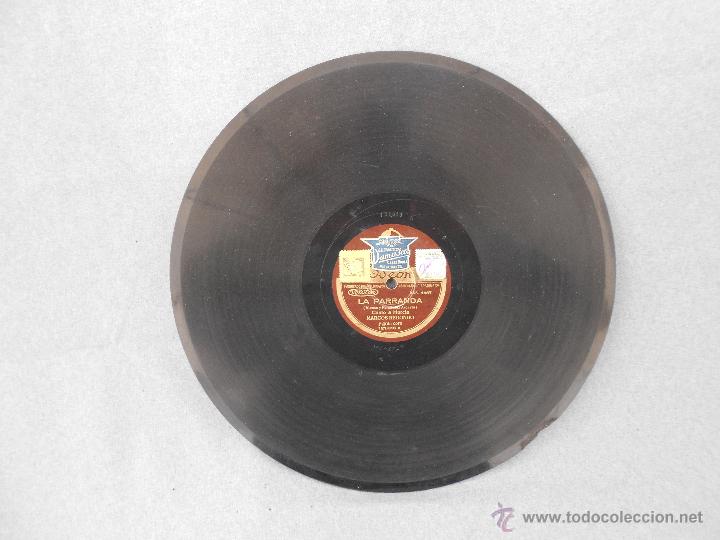 Discos de pizarra: DISCO DE PIZARRA 30 CMS. CANCION DEL PLATERO Y CANTO A MURCIA - Foto 1