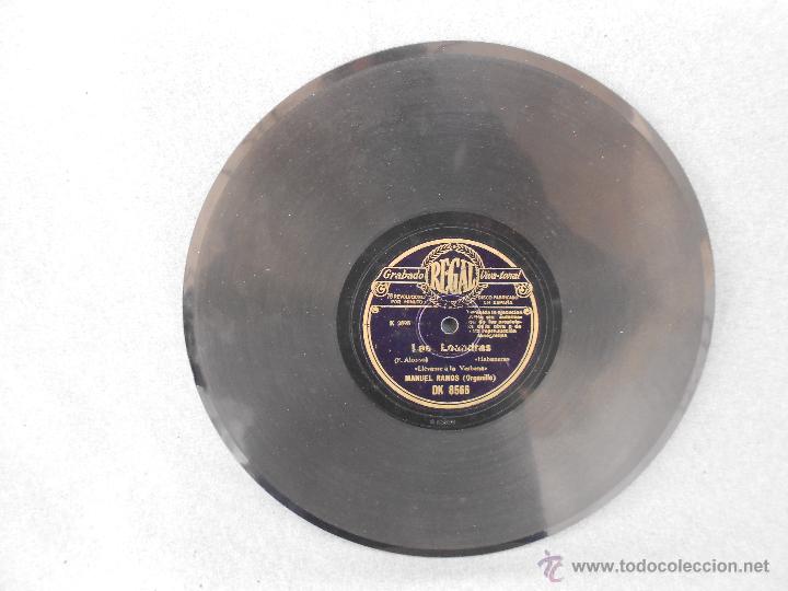 Discos de pizarra: DISCO DE PIZARRA 25 CMS. LAS LEANDRAS: PIUCHI ( ORGANILLO) - Foto 2