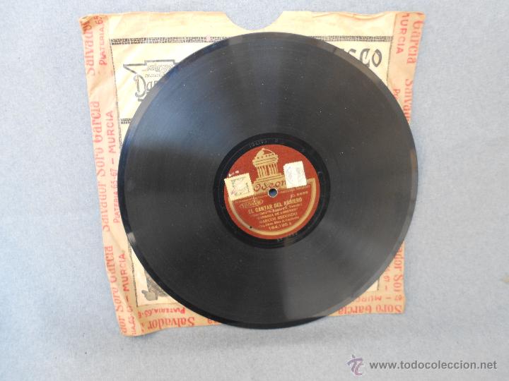 Discos de pizarra: DISCO DE PIZARRA 25 CMS. EL CANTAR DEL ARRIERO - Foto 2