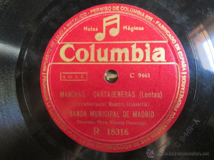 Discos de pizarra: BANDA MUNICIPAL MADRID. - Foto 2