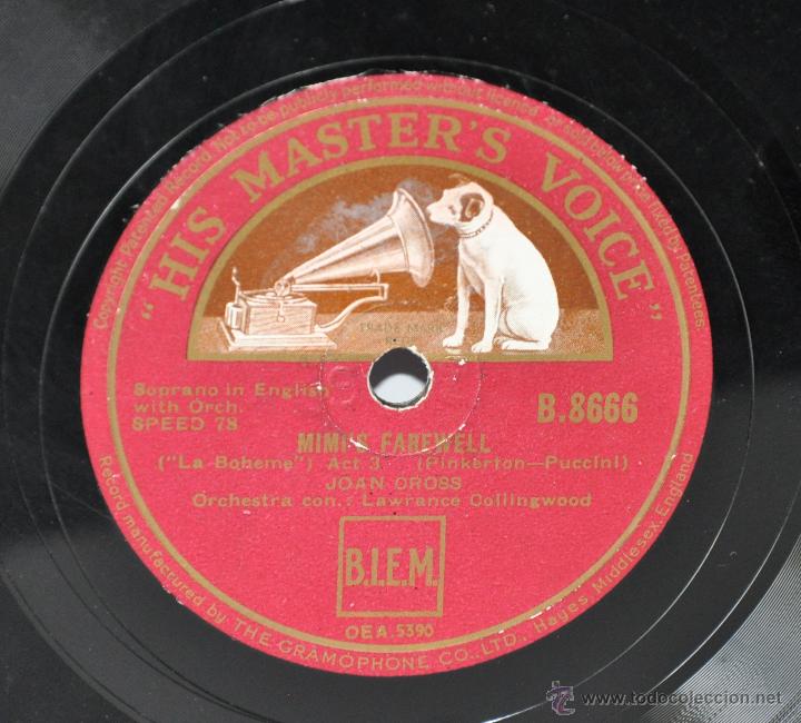 Discos de pizarra: Disco Gram&oacute;fono. Joan Cross. N&ordm; 67 - Foto 4