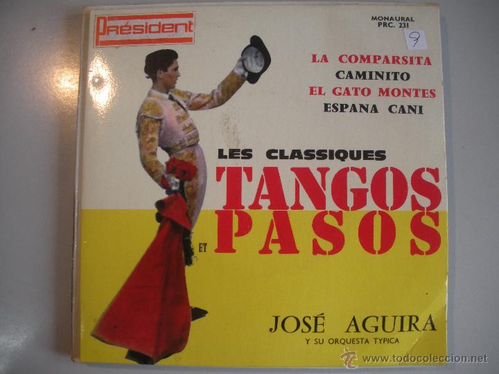 Discos de pizarra: MAGNIFICO SINGLE DE - JOSE - AGUIRA - - Foto 1