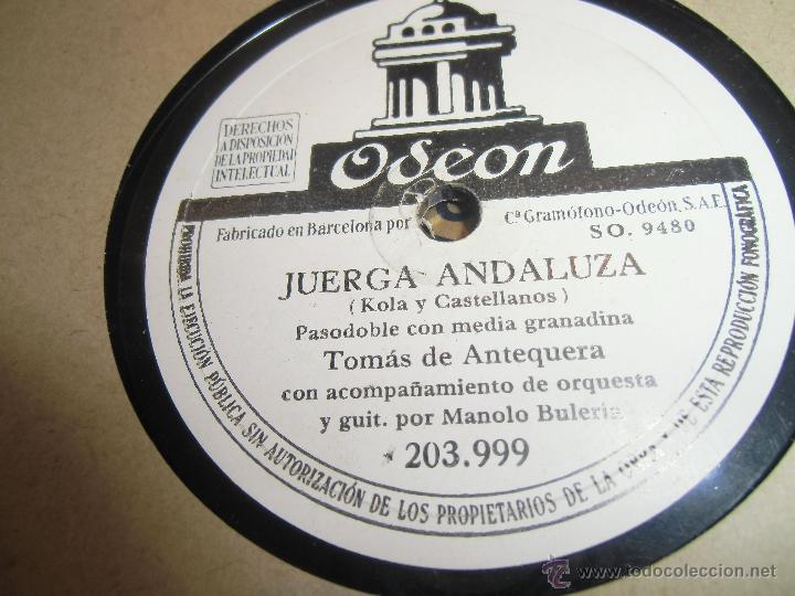 Discos de pizarra: TOMAS DE ANTEQUERA - Foto 1