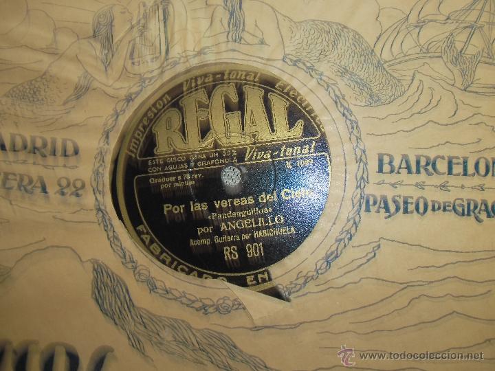 Discos de pizarra: disco de flamenco angelillo,buen estado - Foto 1